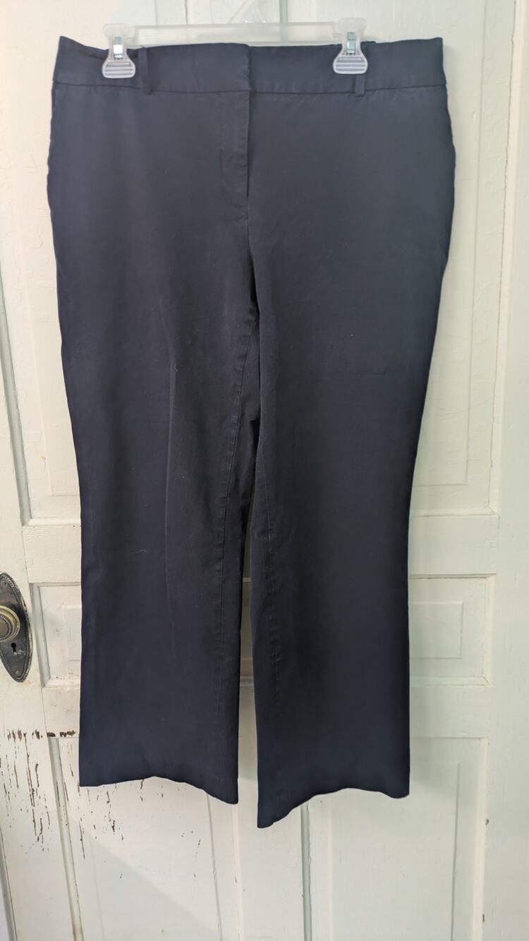 Talbots Newport Pants Womens 16W navy